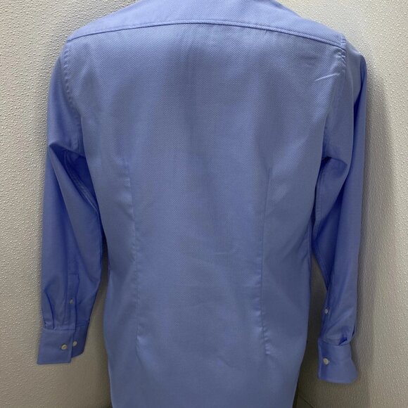 NEW ROBERT GRAHAM Kane Long-Sleeve Button-Down Shirt – Light Blue – Size 16 - Picture 11 of 14